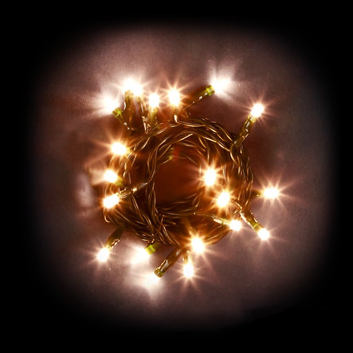 KOMEIYL 2pcs Accessori per Casa Delle Bambole Natale Catena Luci Natalizie in Miniatura, Led per Casa Delle Bambole Catena Luminosa, Applica a Completa Decorazioni Tema Natalizio Delle Bambole (B